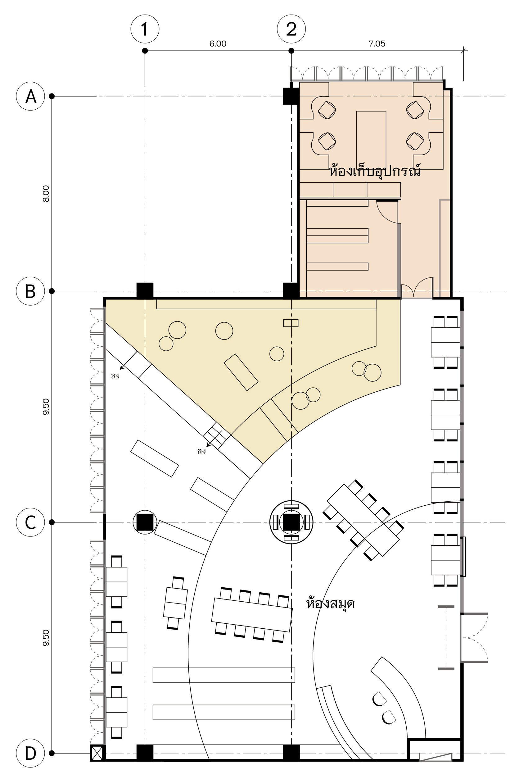 วิทยทรัพยากร ห้องสมุดระดับปริญญาตรี